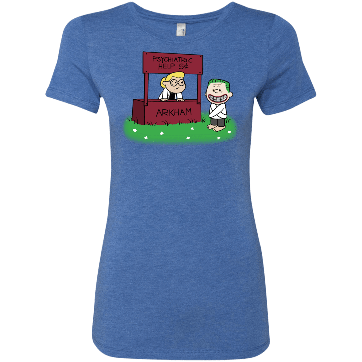 T-Shirts Vintage Royal / Small Arkham Help Women's Triblend T-Shirt