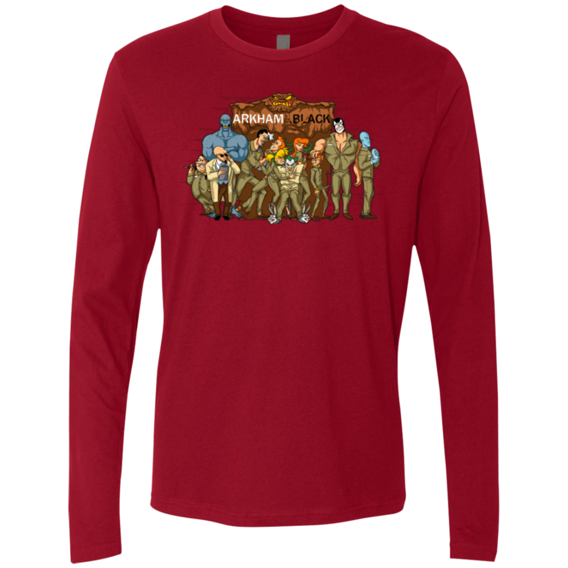 T-Shirts Cardinal / Small ARKHAM is the new Black Men's Premium Long Sleeve