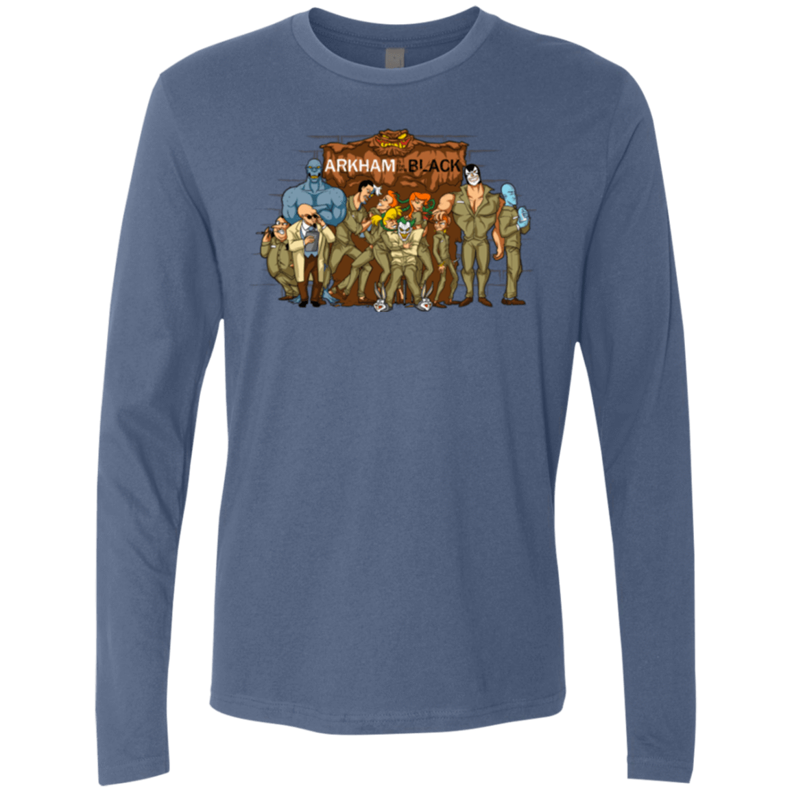 T-Shirts Indigo / Small ARKHAM is the new Black Men's Premium Long Sleeve
