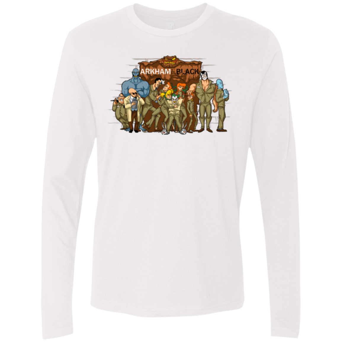 T-Shirts White / Small ARKHAM is the new Black Men's Premium Long Sleeve
