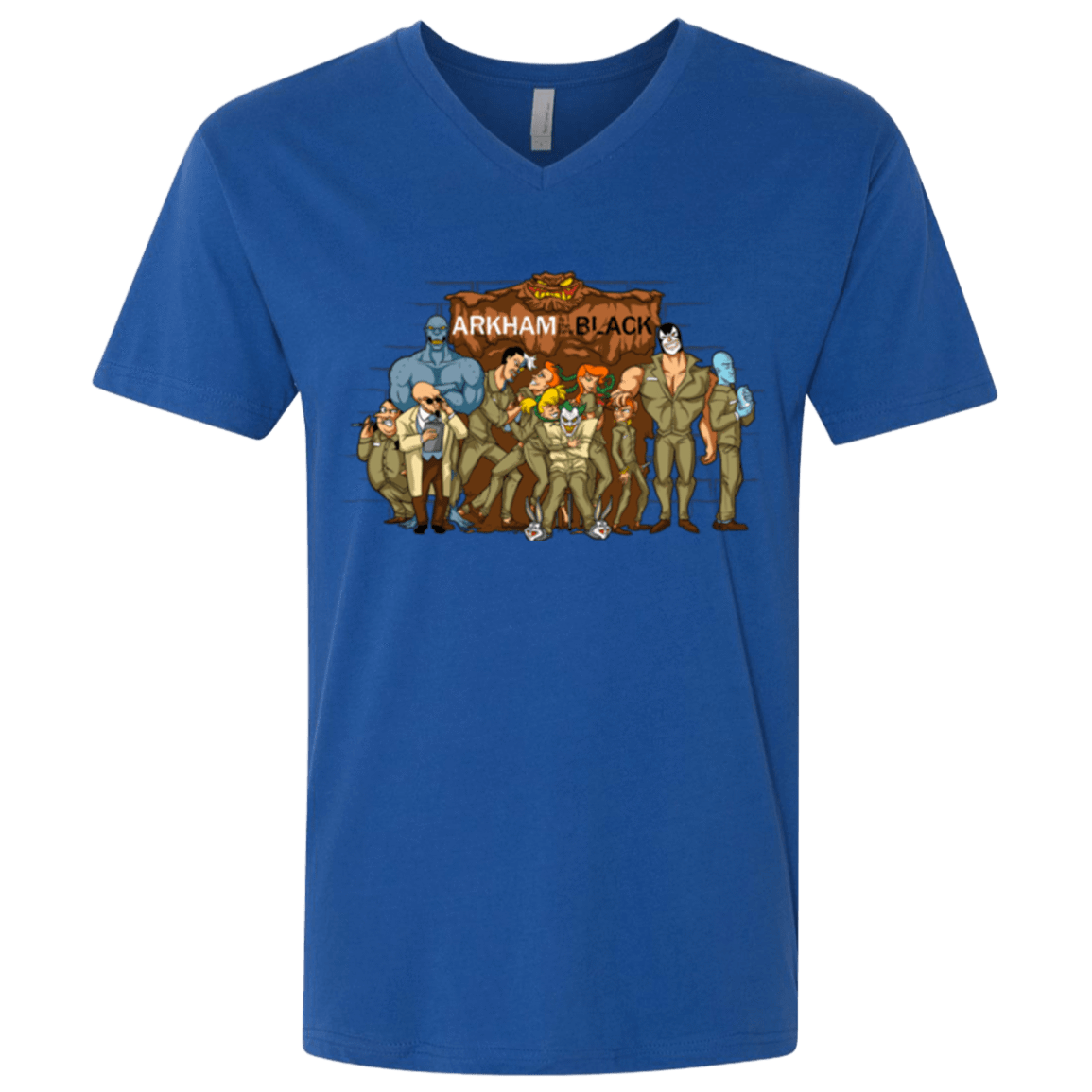 T-Shirts Royal / X-Small ARKHAM is the new Black Men's Premium V-Neck