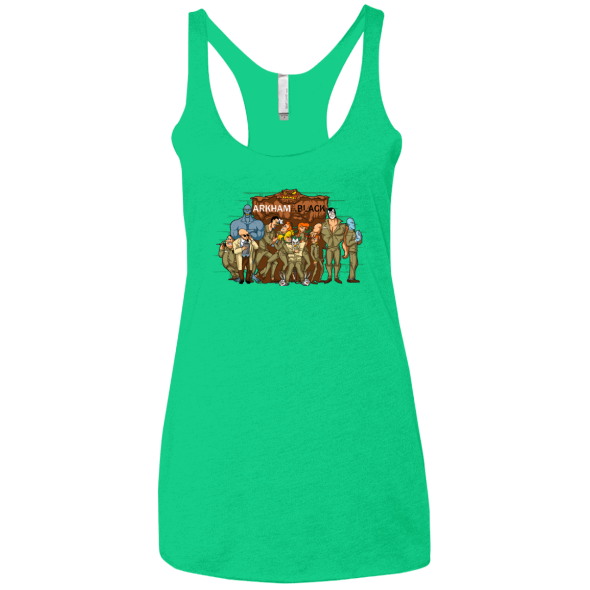 T-Shirts Envy / X-Small ARKHAM is the new Black Women's Triblend Racerback Tank