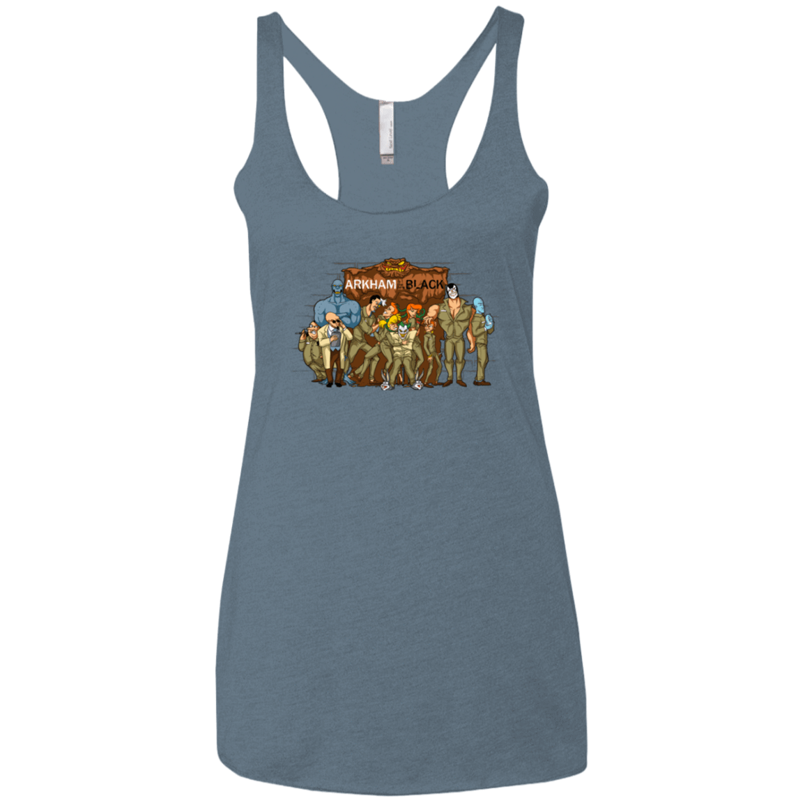 T-Shirts Indigo / X-Small ARKHAM is the new Black Women's Triblend Racerback Tank