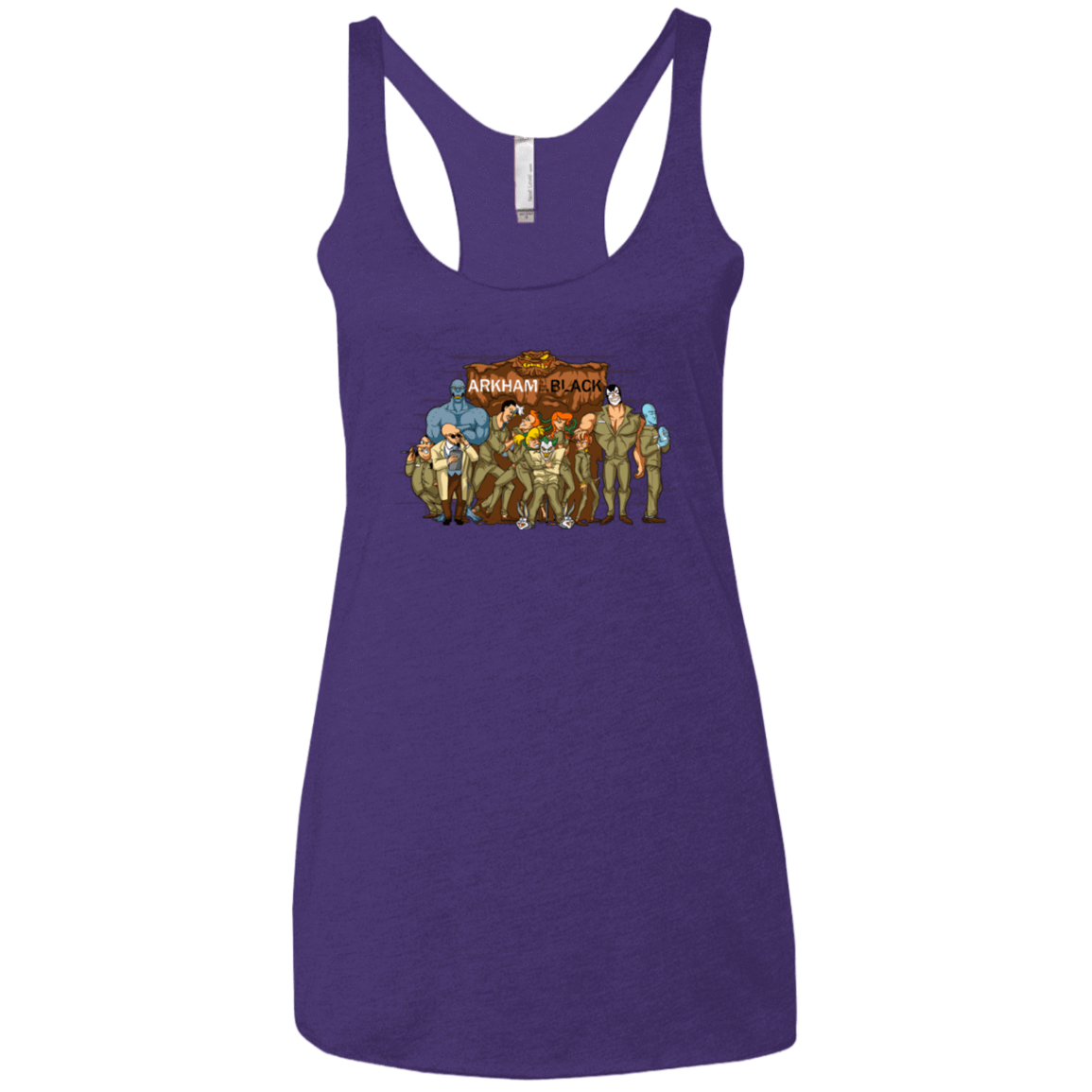 T-Shirts Purple / X-Small ARKHAM is the new Black Women's Triblend Racerback Tank