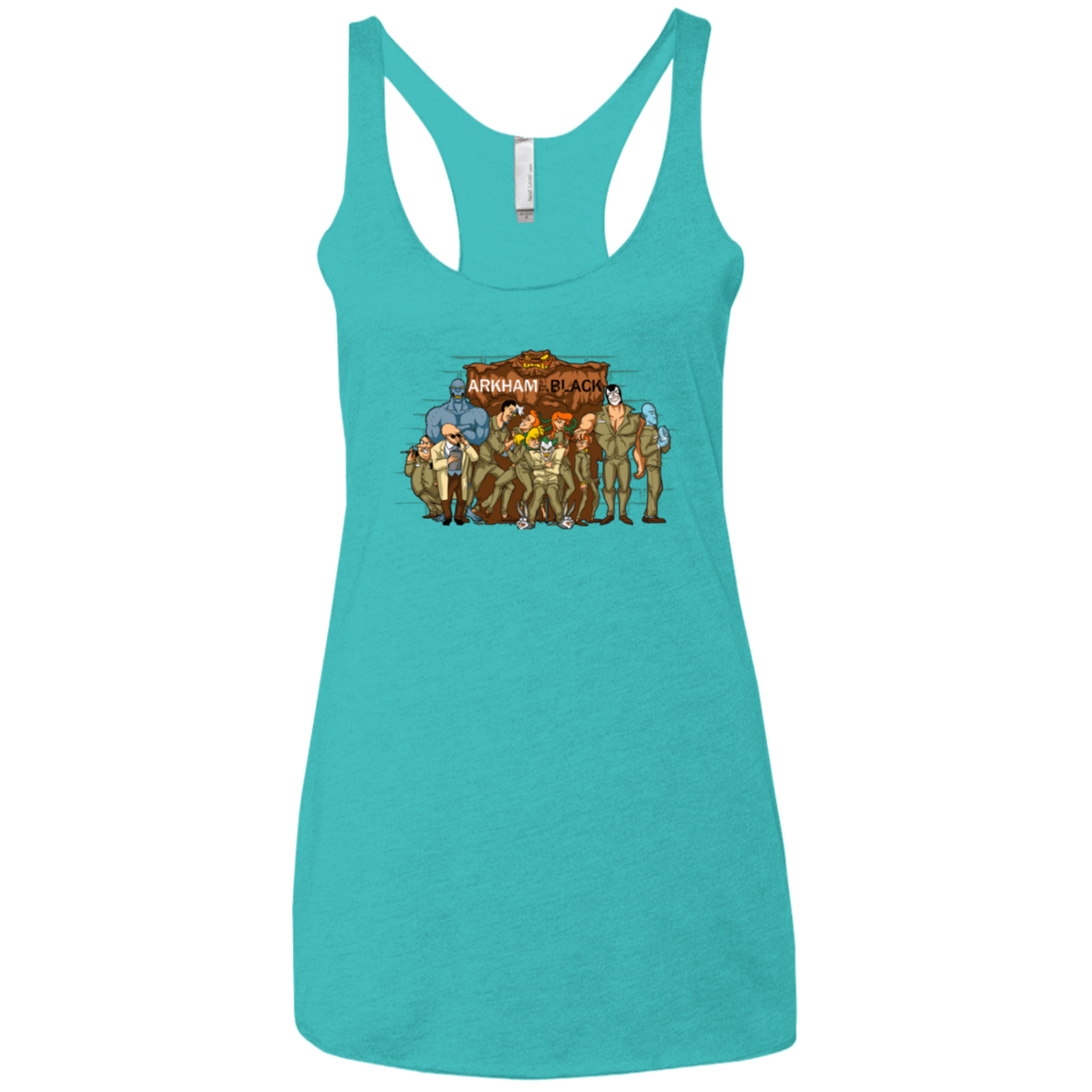 T-Shirts Tahiti Blue / X-Small ARKHAM is the new Black Women's Triblend Racerback Tank