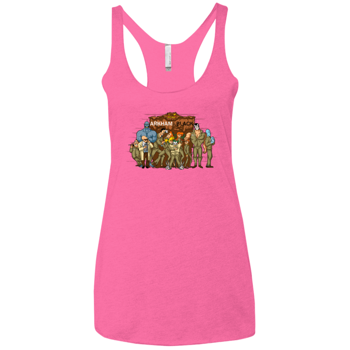T-Shirts Vintage Pink / X-Small ARKHAM is the new Black Women's Triblend Racerback Tank