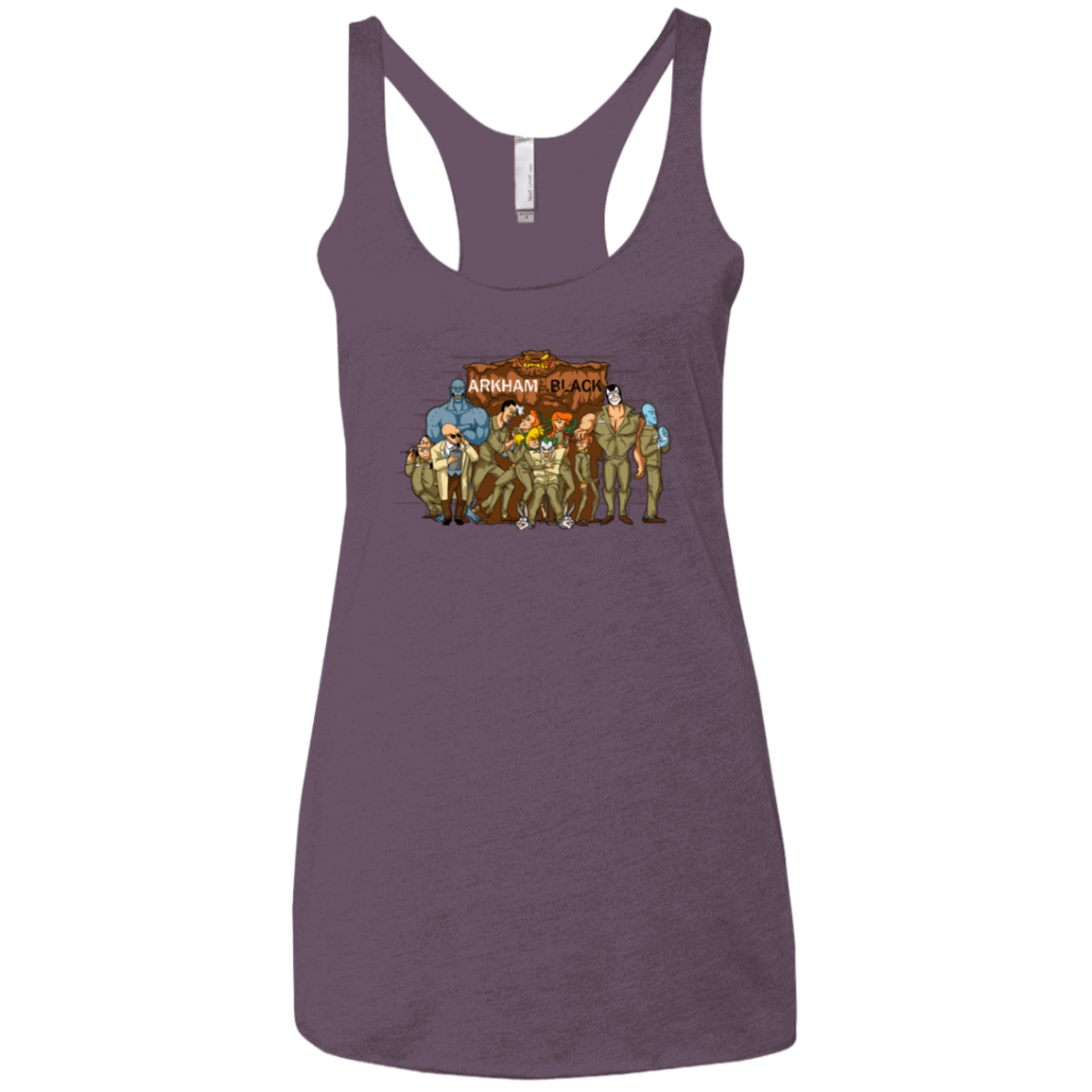 T-Shirts Vintage Purple / X-Small ARKHAM is the new Black Women's Triblend Racerback Tank
