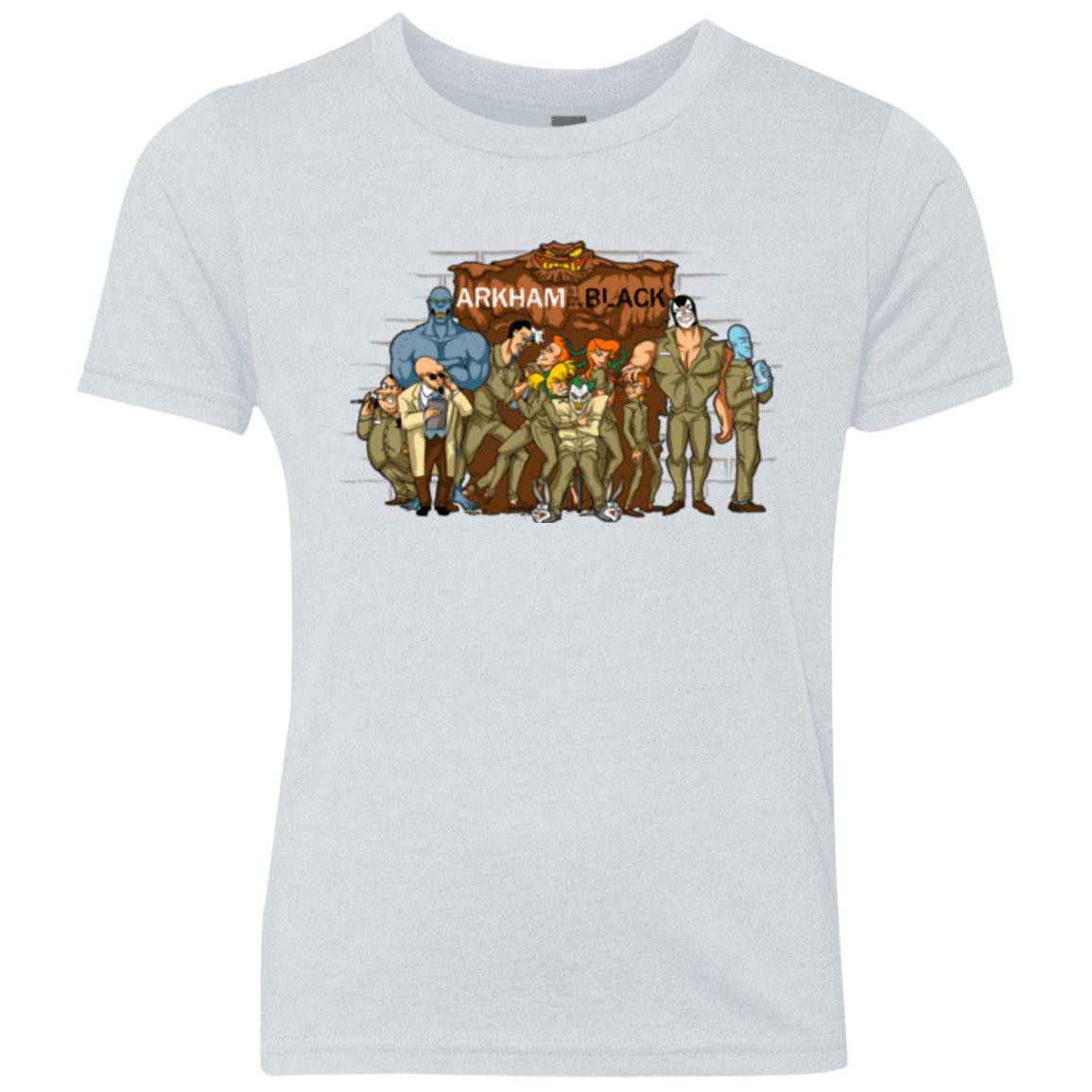 T-Shirts Heather White / YXS ARKHAM is the new Black Youth Triblend T-Shirt