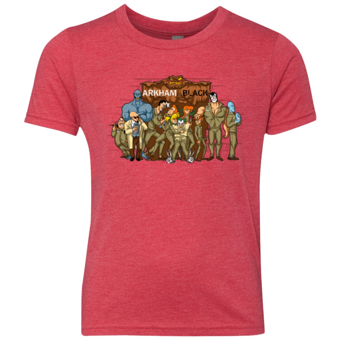 T-Shirts Vintage Red / YXS ARKHAM is the new Black Youth Triblend T-Shirt