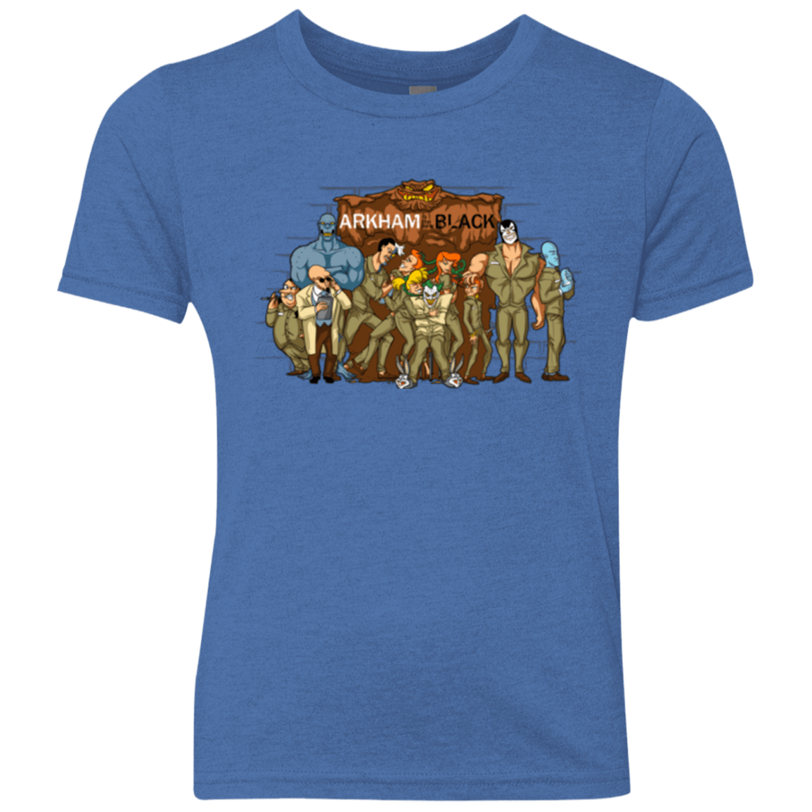 T-Shirts Vintage Royal / YXS ARKHAM is the new Black Youth Triblend T-Shirt