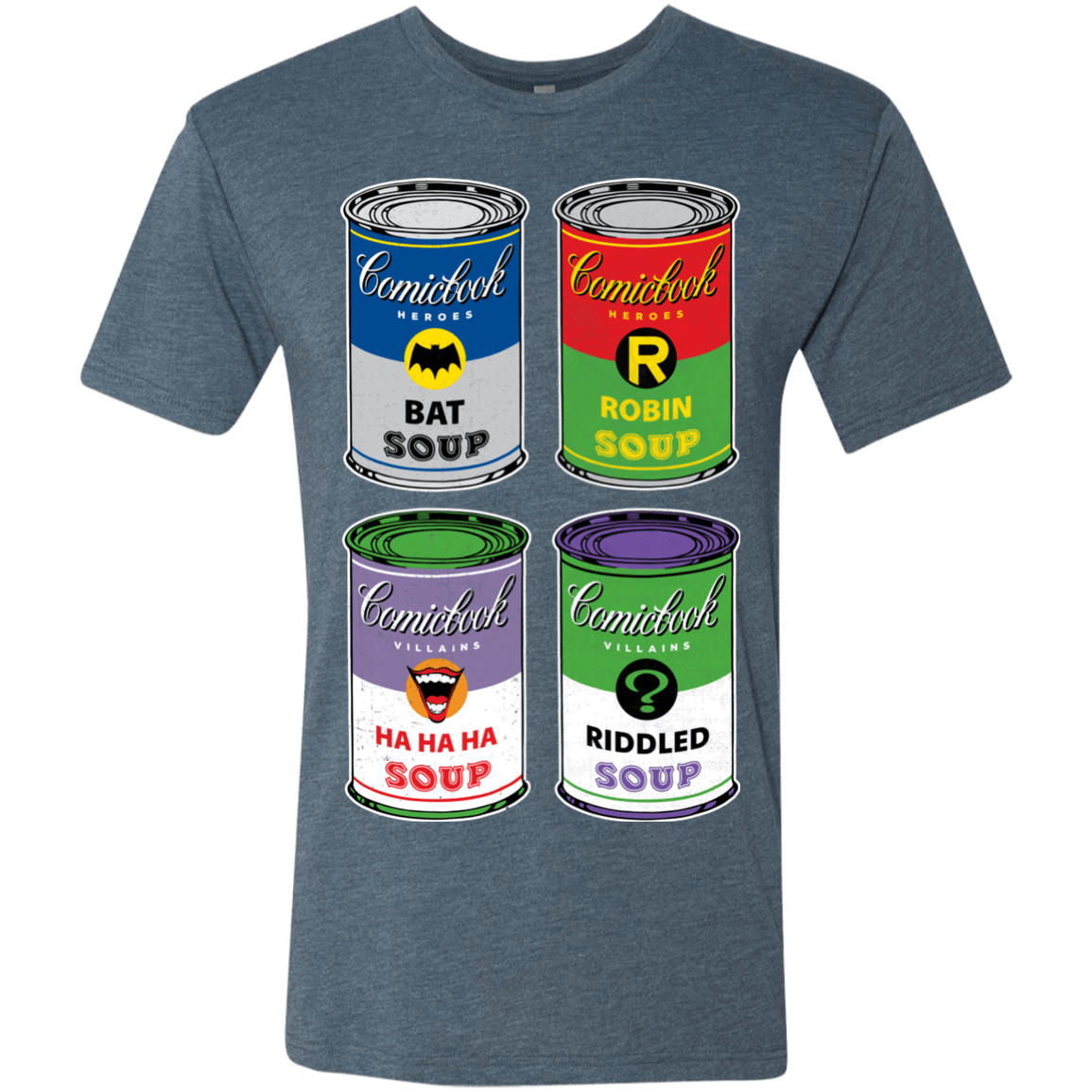 T-Shirts Indigo / Small Arkham Soup Men's Triblend T-Shirt