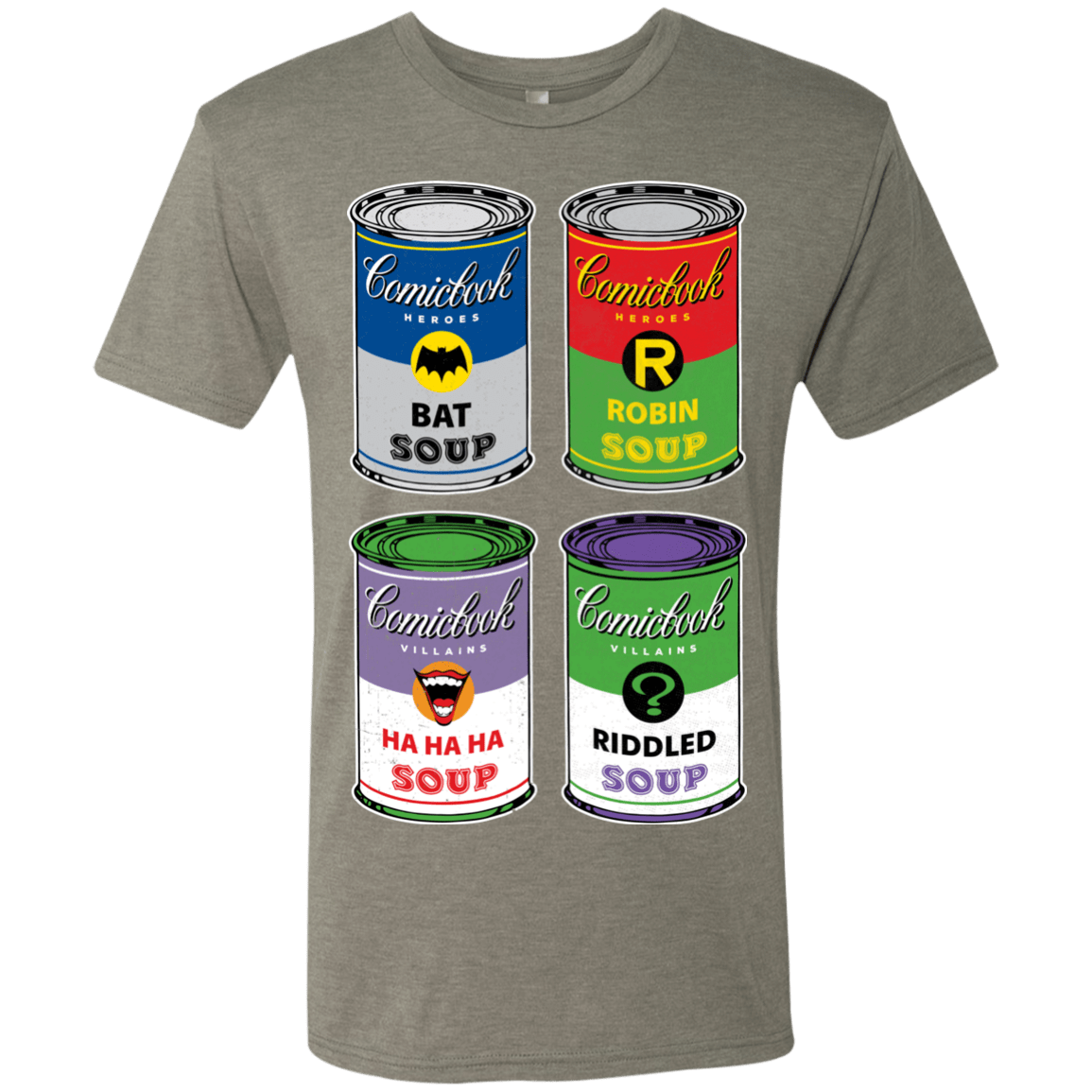 T-Shirts Venetian Grey / Small Arkham Soup Men's Triblend T-Shirt