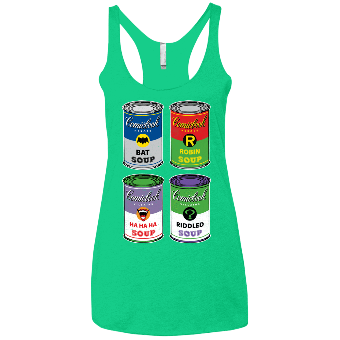 T-Shirts Envy / X-Small Arkham Soup Women's Triblend Racerback Tank