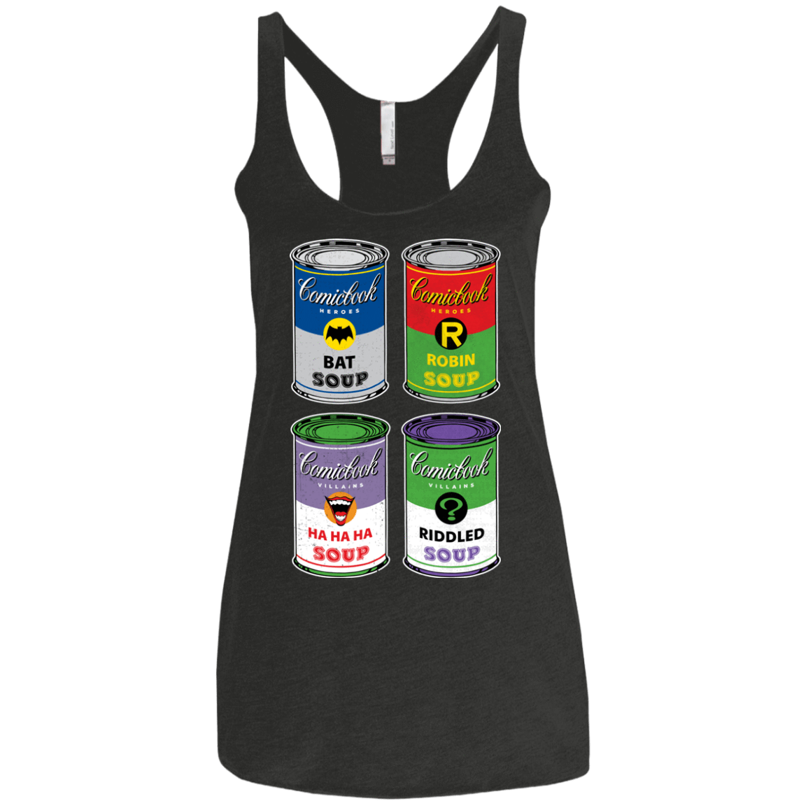 T-Shirts Vintage Black / X-Small Arkham Soup Women's Triblend Racerback Tank