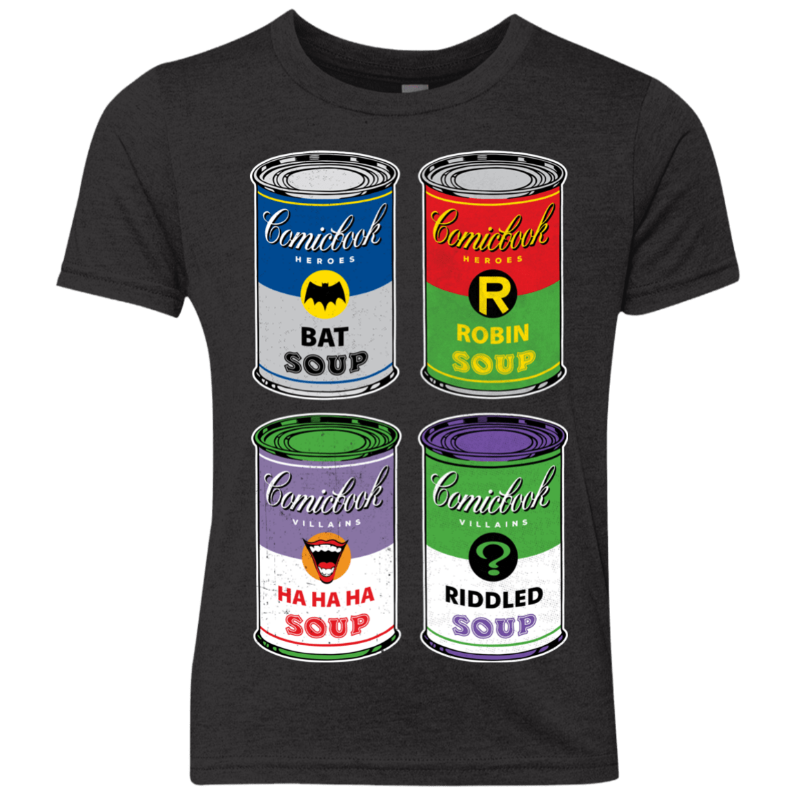 T-Shirts Vintage Black / YXS Arkham Soup Youth Triblend T-Shirt