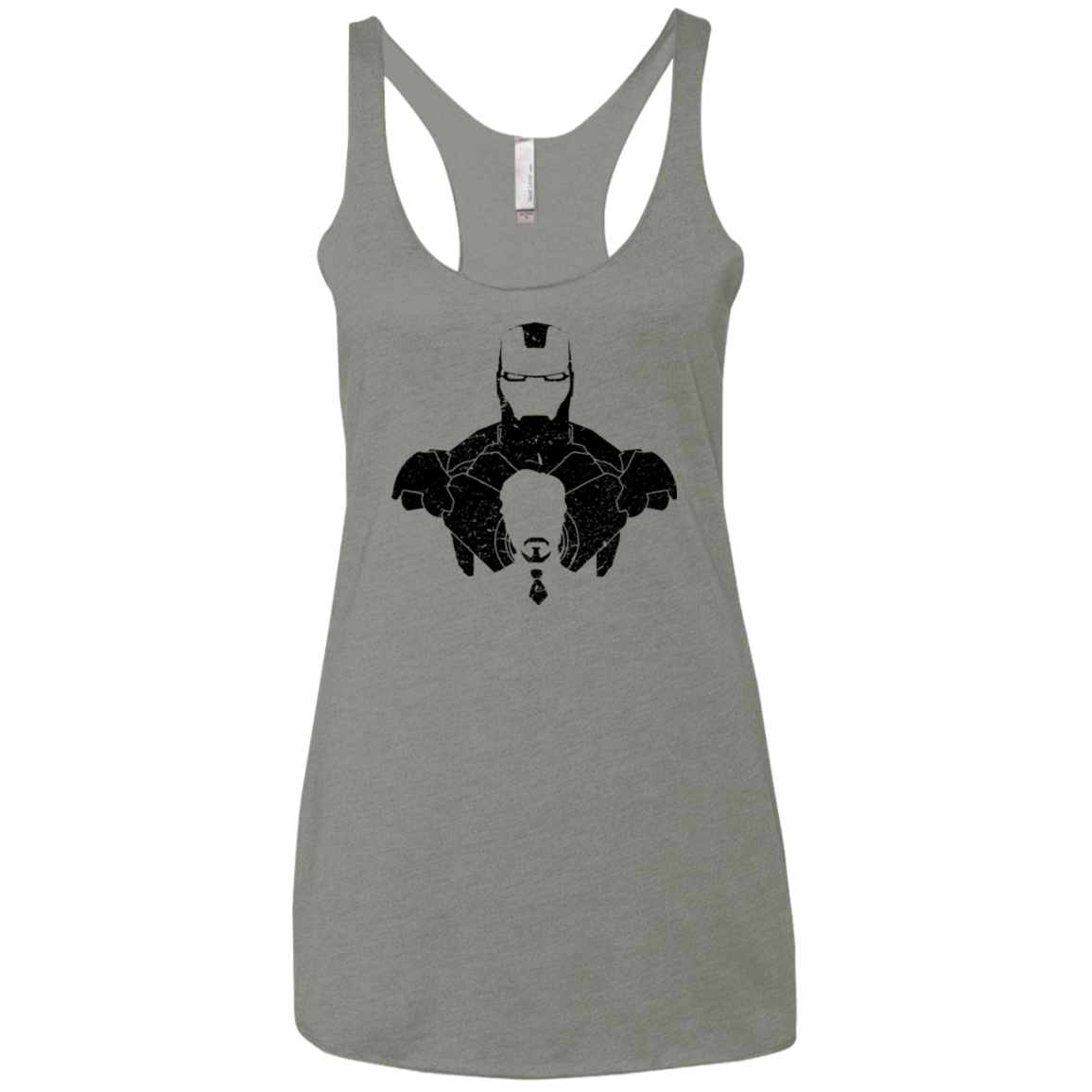 T-Shirts Venetian Grey / X-Small ARMOR SHADOW Women's Triblend Racerback Tank