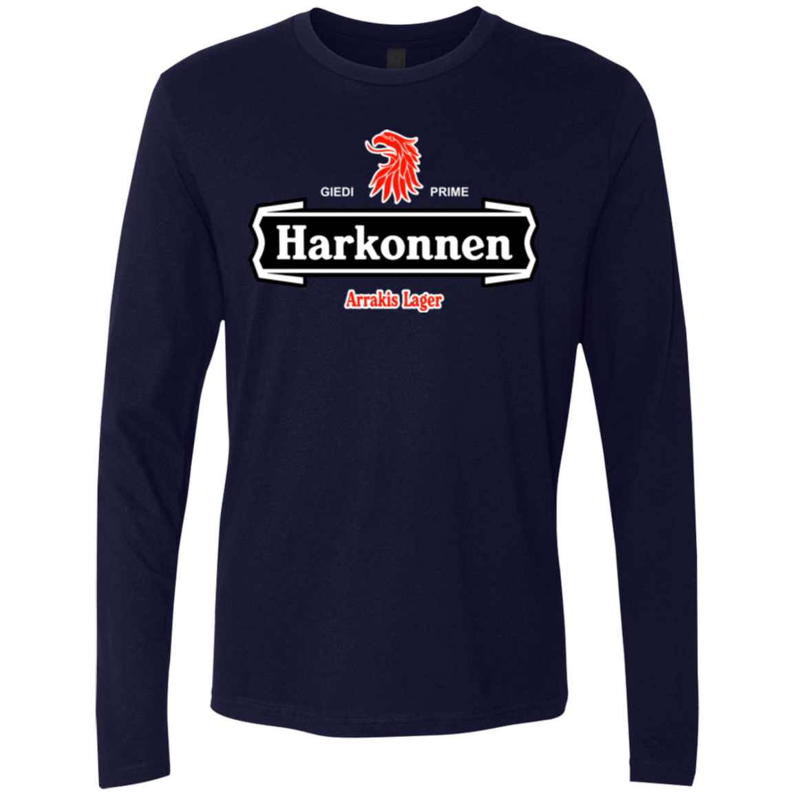 T-Shirts Midnight Navy / Small Arrakis lager Men's Premium Long Sleeve
