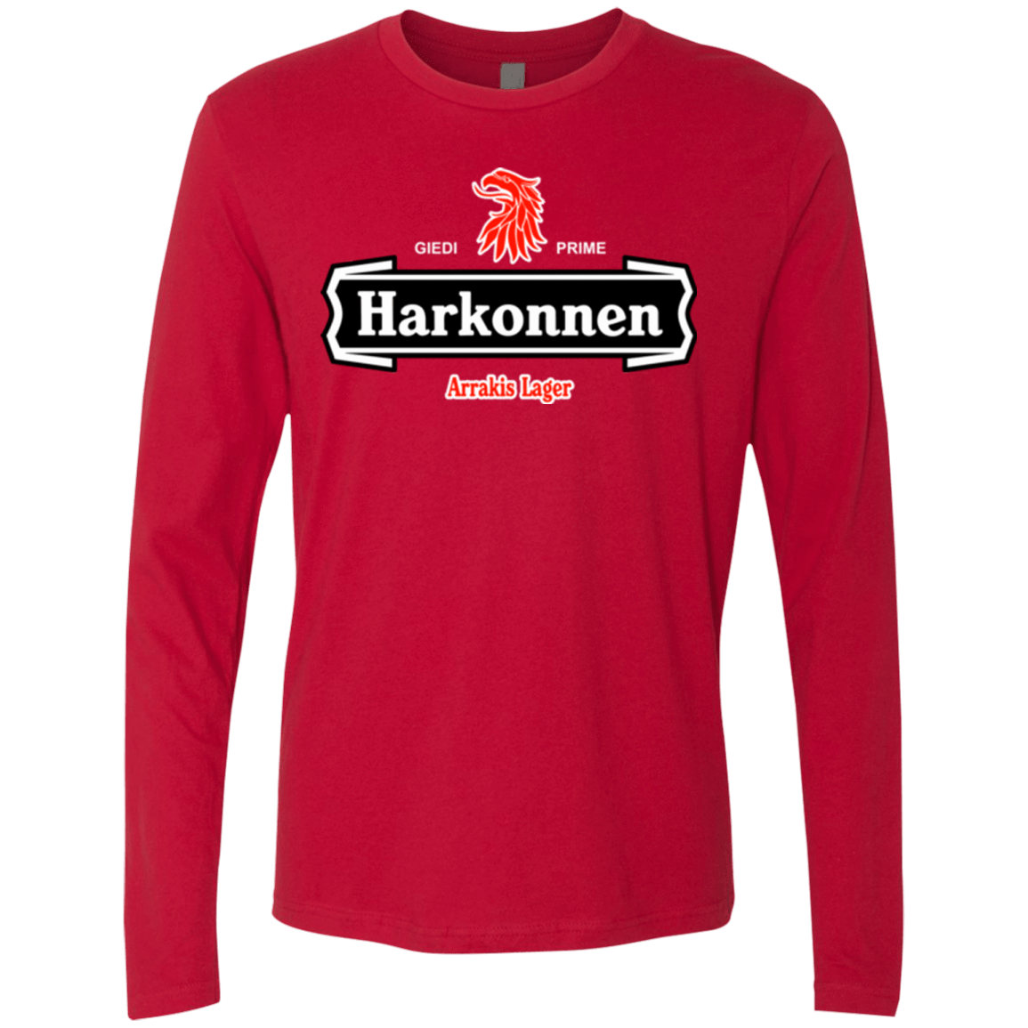 T-Shirts Red / Small Arrakis lager Men's Premium Long Sleeve