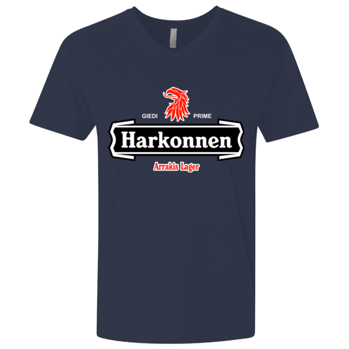 T-Shirts Midnight Navy / X-Small Arrakis lager Men's Premium V-Neck