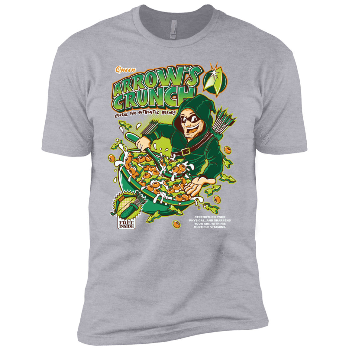 T-Shirts Heather Grey / YXS Arrow's Crunch Boys Premium T-Shirt