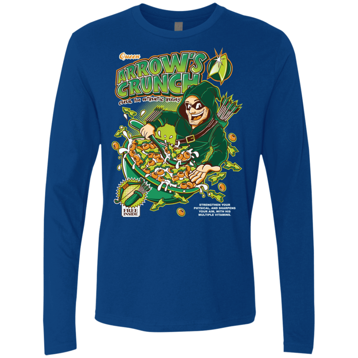 T-Shirts Royal / S Arrow's Crunch Men's Premium Long Sleeve