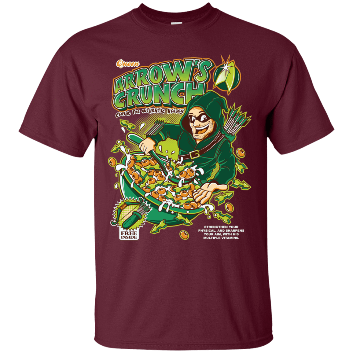 T-Shirts Maroon / S Arrow's Crunch T-Shirt