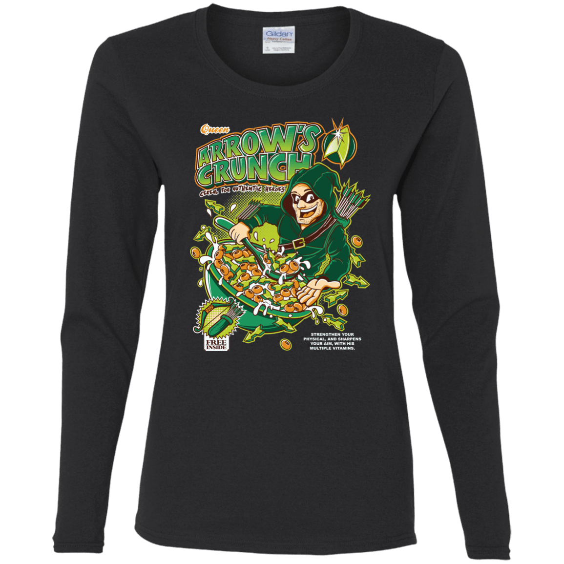 T-Shirts Black / S Arrow's Crunch Women's Long Sleeve T-Shirt
