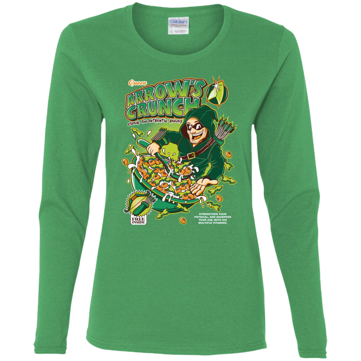 T-Shirts Irish Green / S Arrow's Crunch Women's Long Sleeve T-Shirt