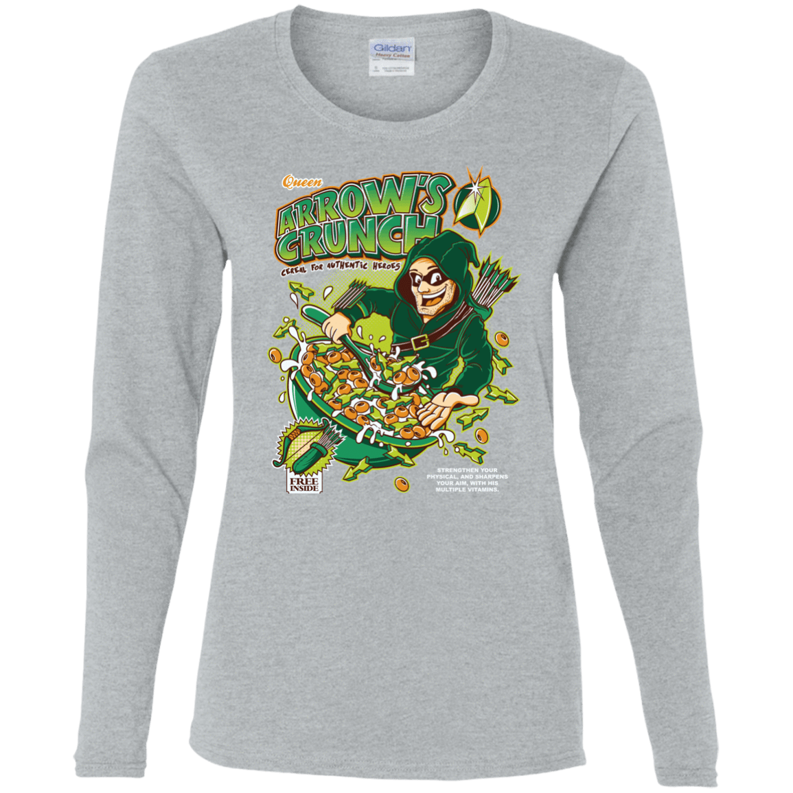 T-Shirts Sport Grey / S Arrow's Crunch Women's Long Sleeve T-Shirt