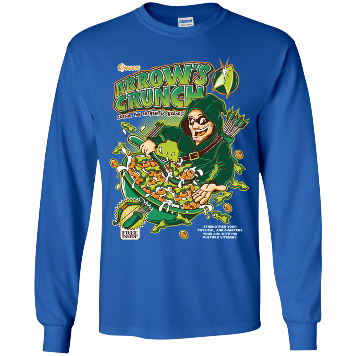 T-Shirts Royal / YS Arrow's Crunch Youth Long Sleeve T-Shirt