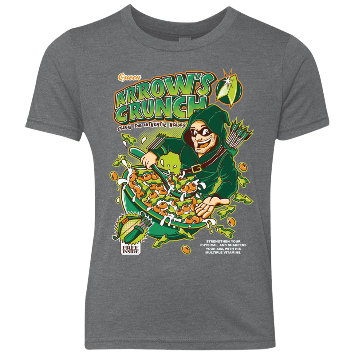 T-Shirts Premium Heather / YXS Arrow's Crunch Youth Triblend T-Shirt