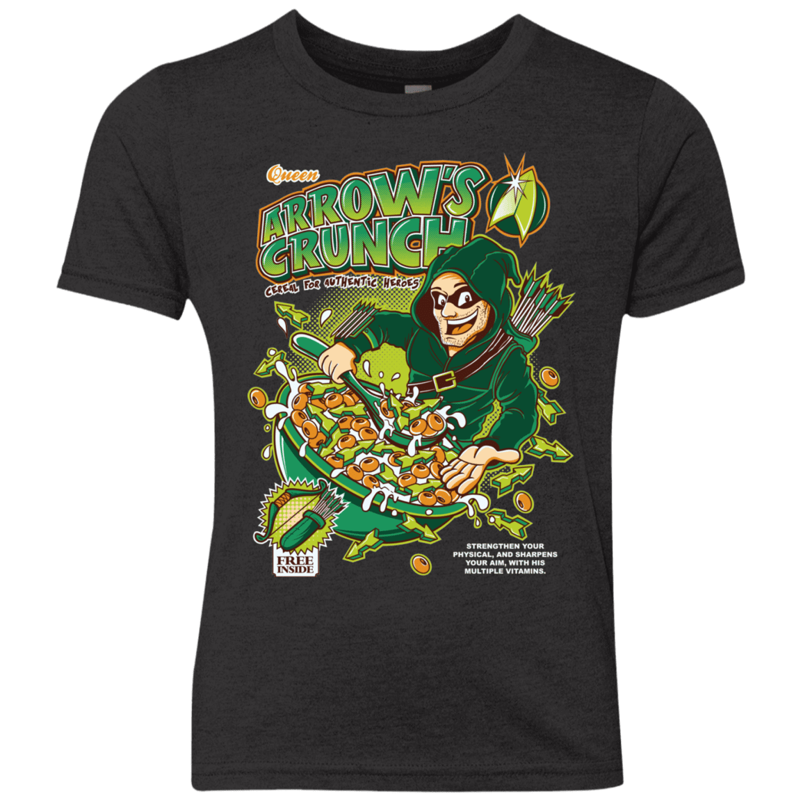 T-Shirts Vintage Black / YXS Arrow's Crunch Youth Triblend T-Shirt