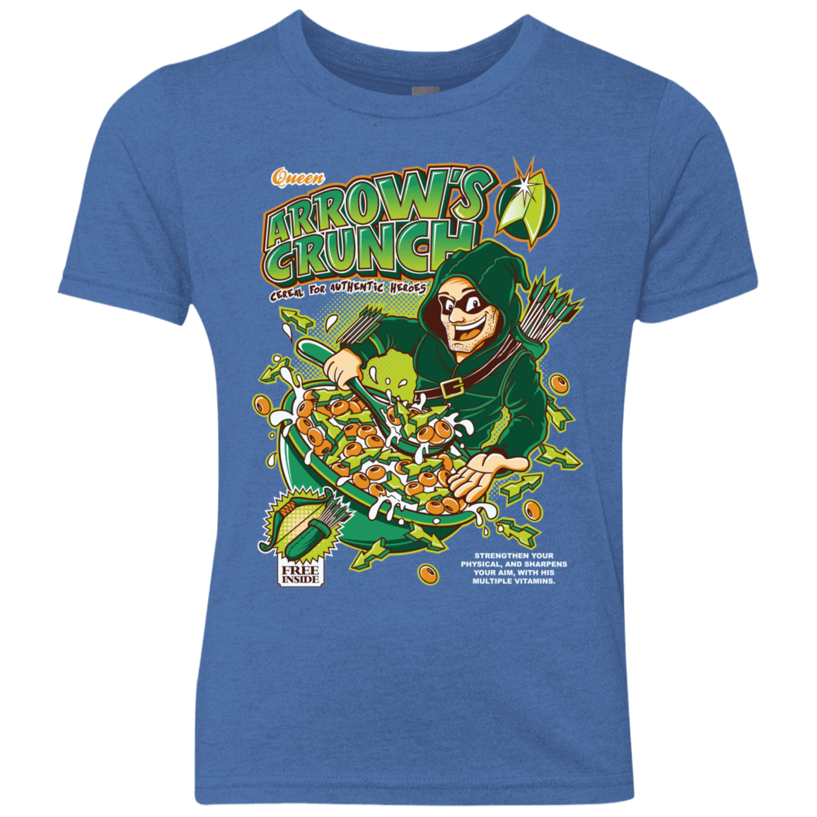 T-Shirts Vintage Royal / YXS Arrow's Crunch Youth Triblend T-Shirt