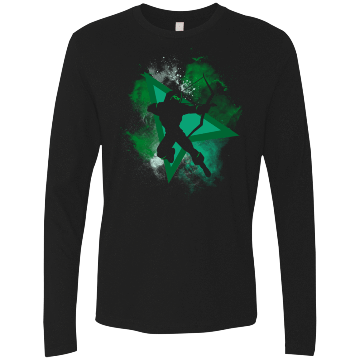 T-Shirts Black / Small Arrow Space Men's Premium Long Sleeve