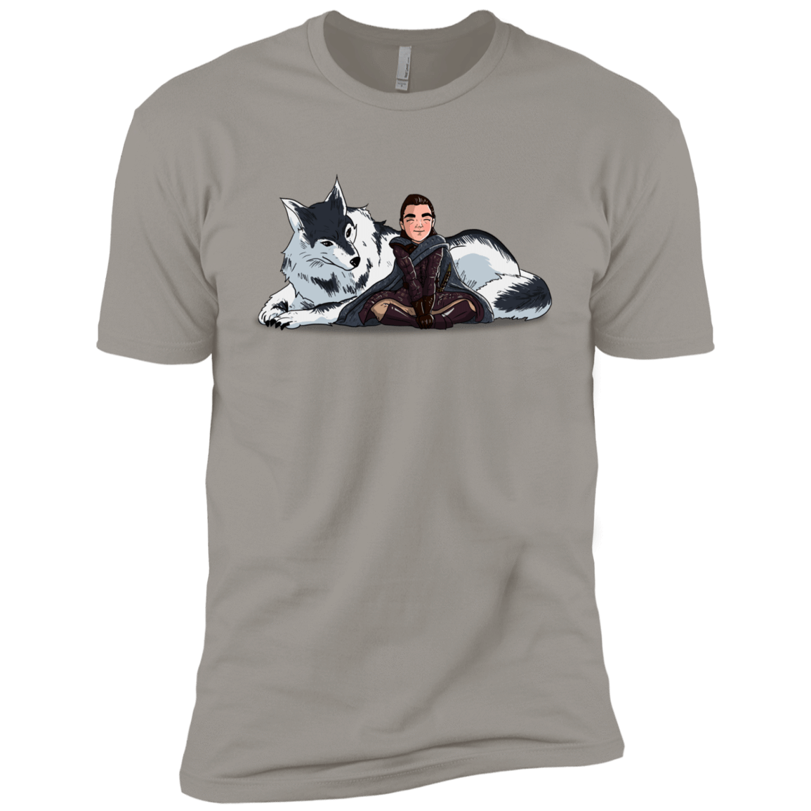 T-Shirts Light Grey / YXS Arya and Nymeria Boys Premium T-Shirt