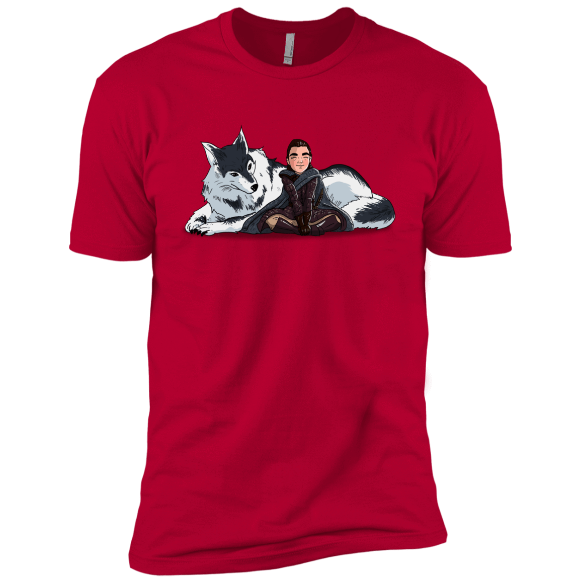 T-Shirts Red / YXS Arya and Nymeria Boys Premium T-Shirt