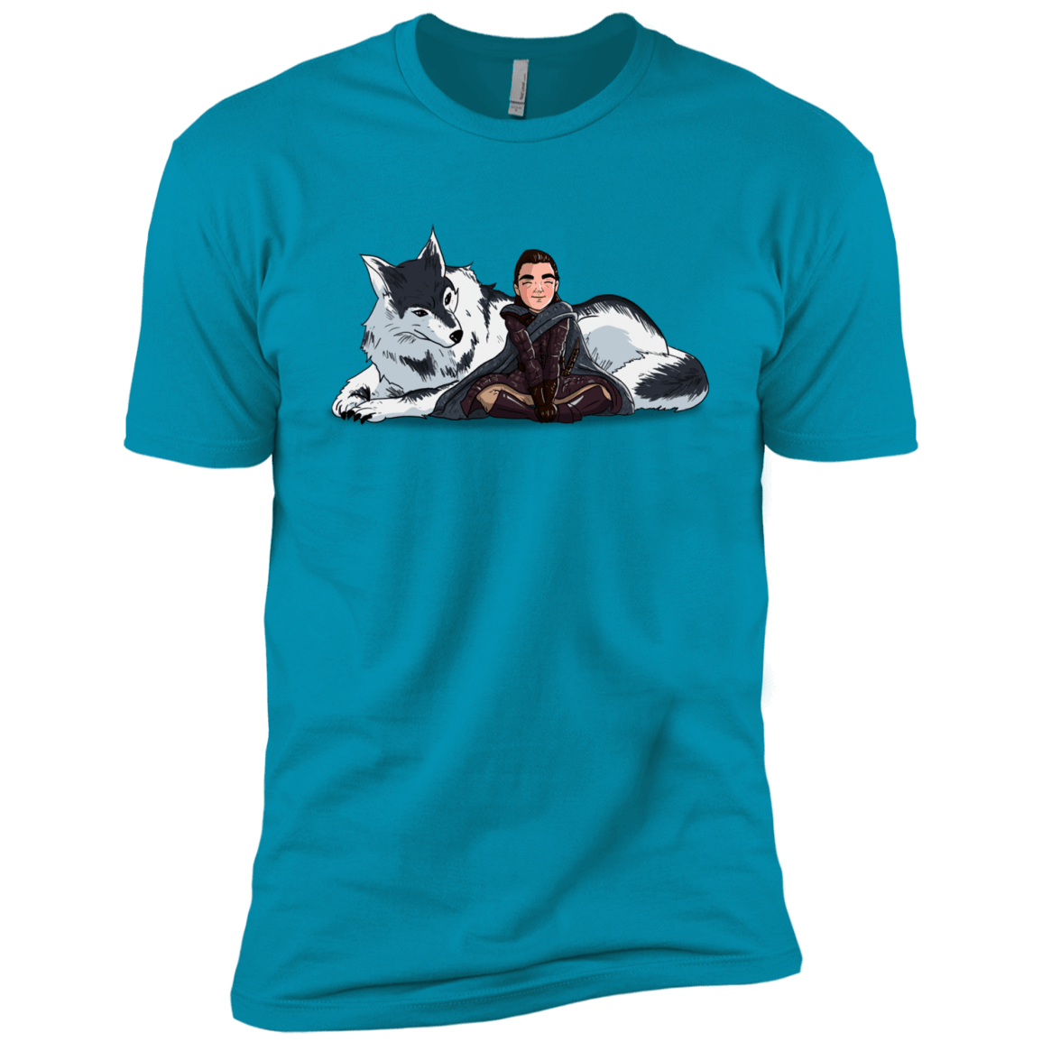 T-Shirts Turquoise / YXS Arya and Nymeria Boys Premium T-Shirt