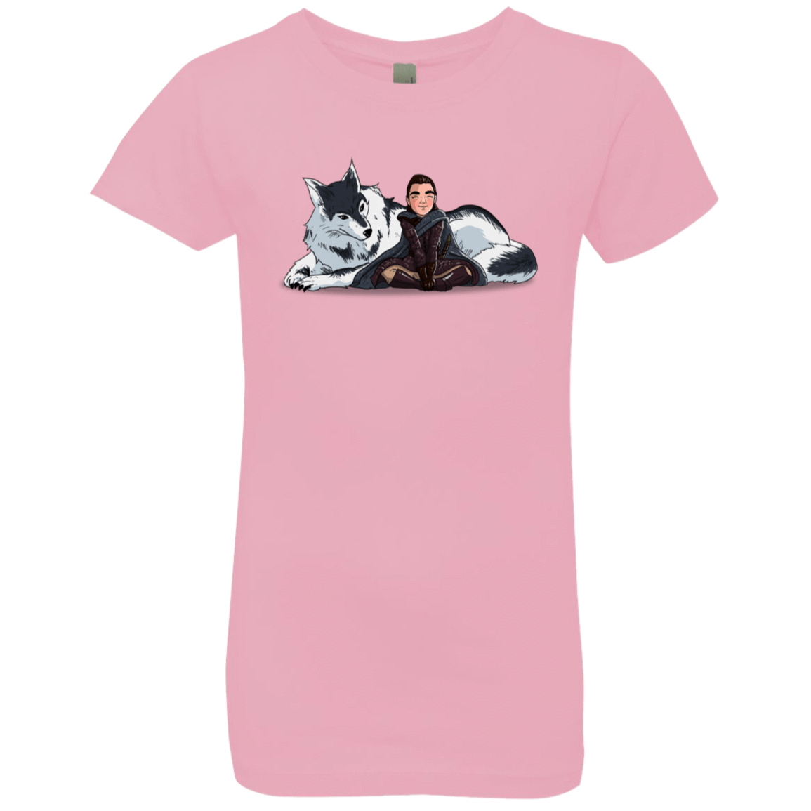 T-Shirts Light Pink / YXS Arya and Nymeria Girls Premium T-Shirt