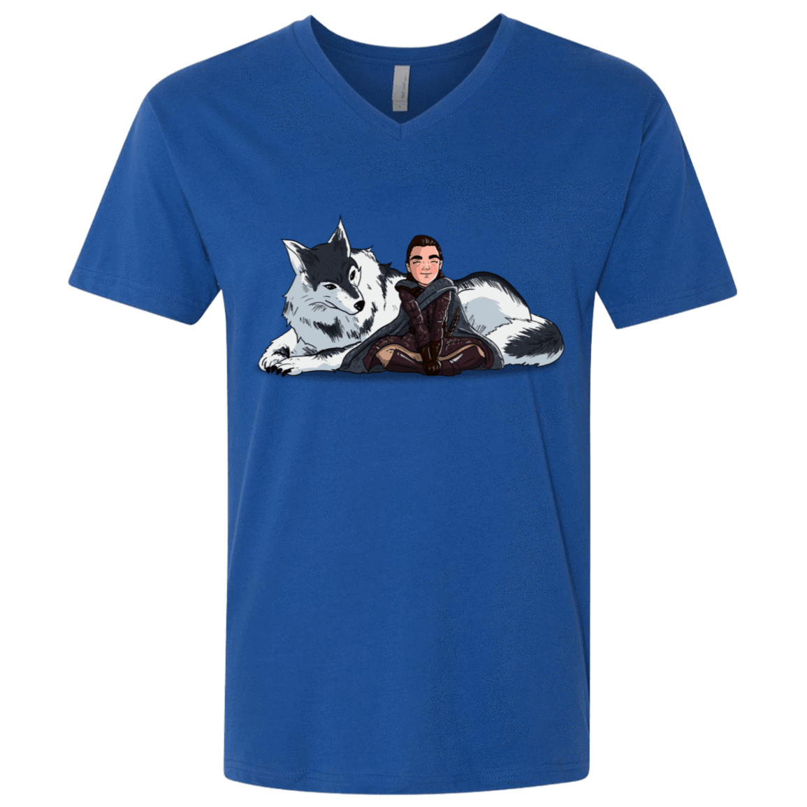 T-Shirts Royal / X-Small Arya and Nymeria Men's Premium V-Neck