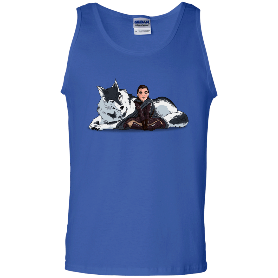 T-Shirts Royal / S Arya and Nymeria Men's Tank Top