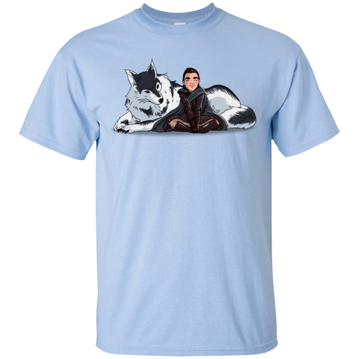 T-Shirts Light Blue / S Arya and Nymeria T-Shirt