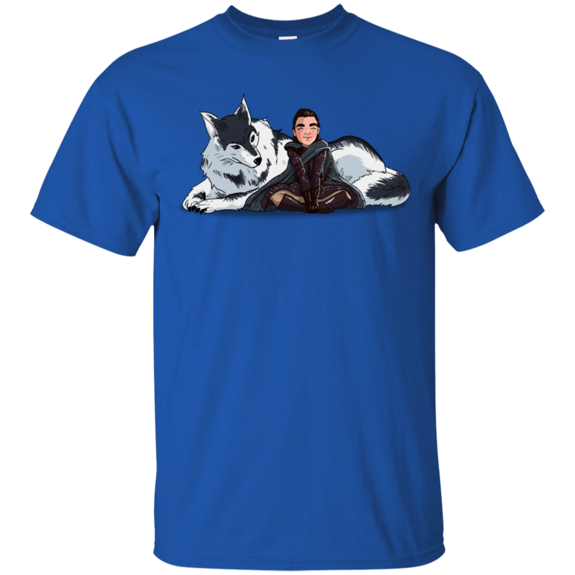T-Shirts Royal / S Arya and Nymeria T-Shirt