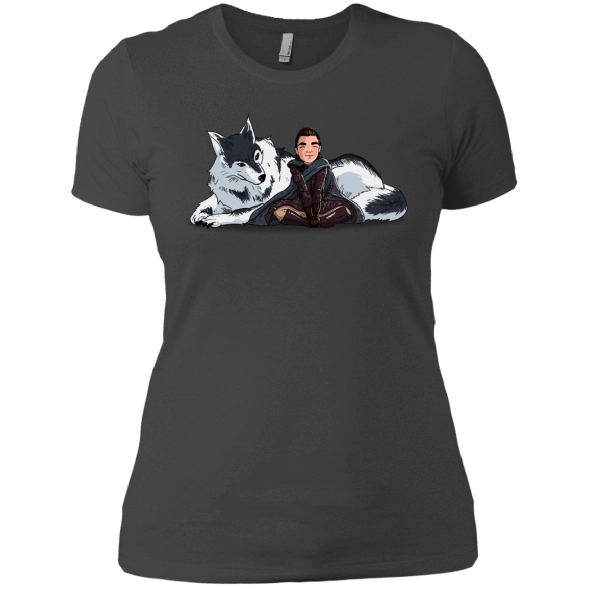 T-Shirts Heavy Metal / X-Small Arya and Nymeria Women's Premium T-Shirt