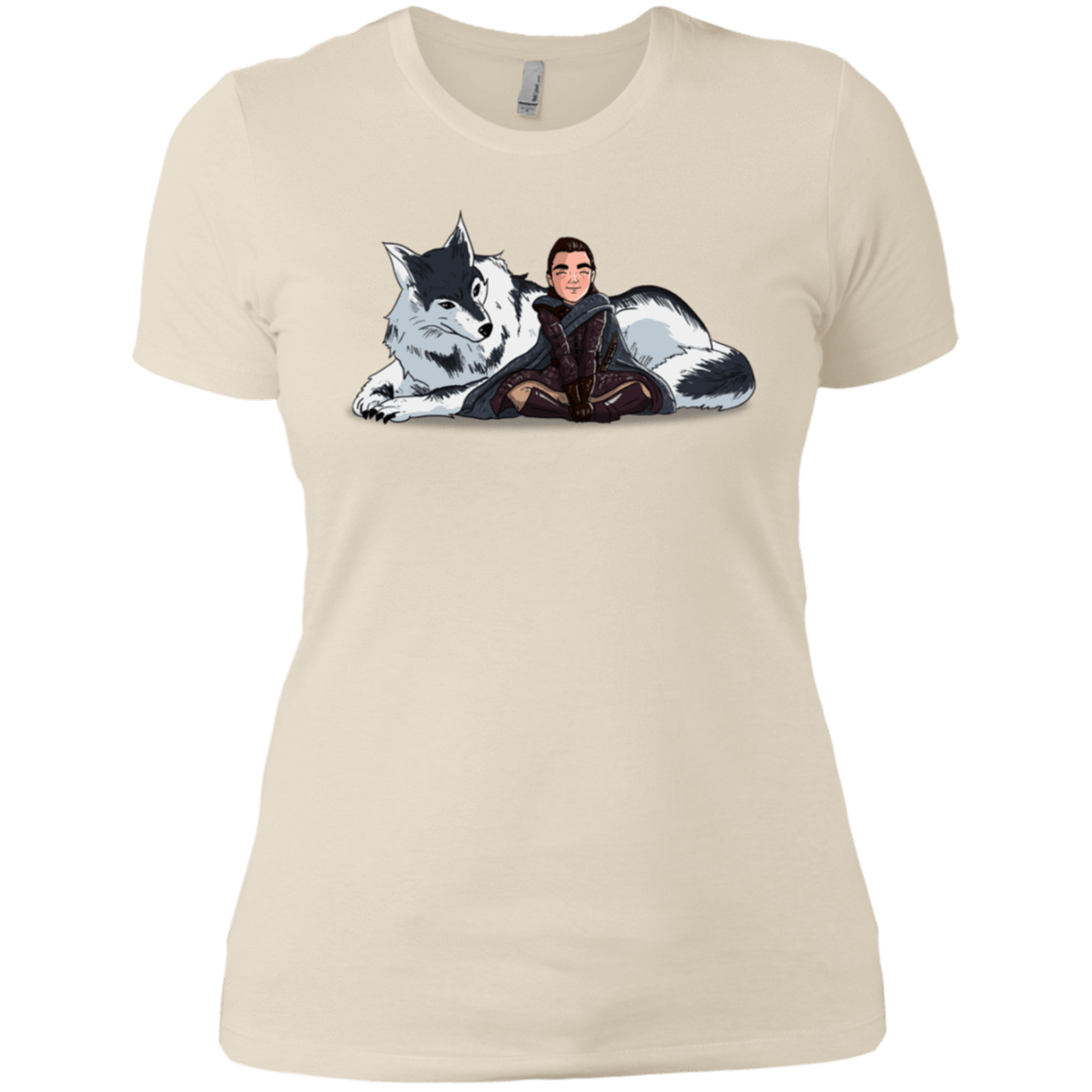 T-Shirts Ivory/ / X-Small Arya and Nymeria Women's Premium T-Shirt