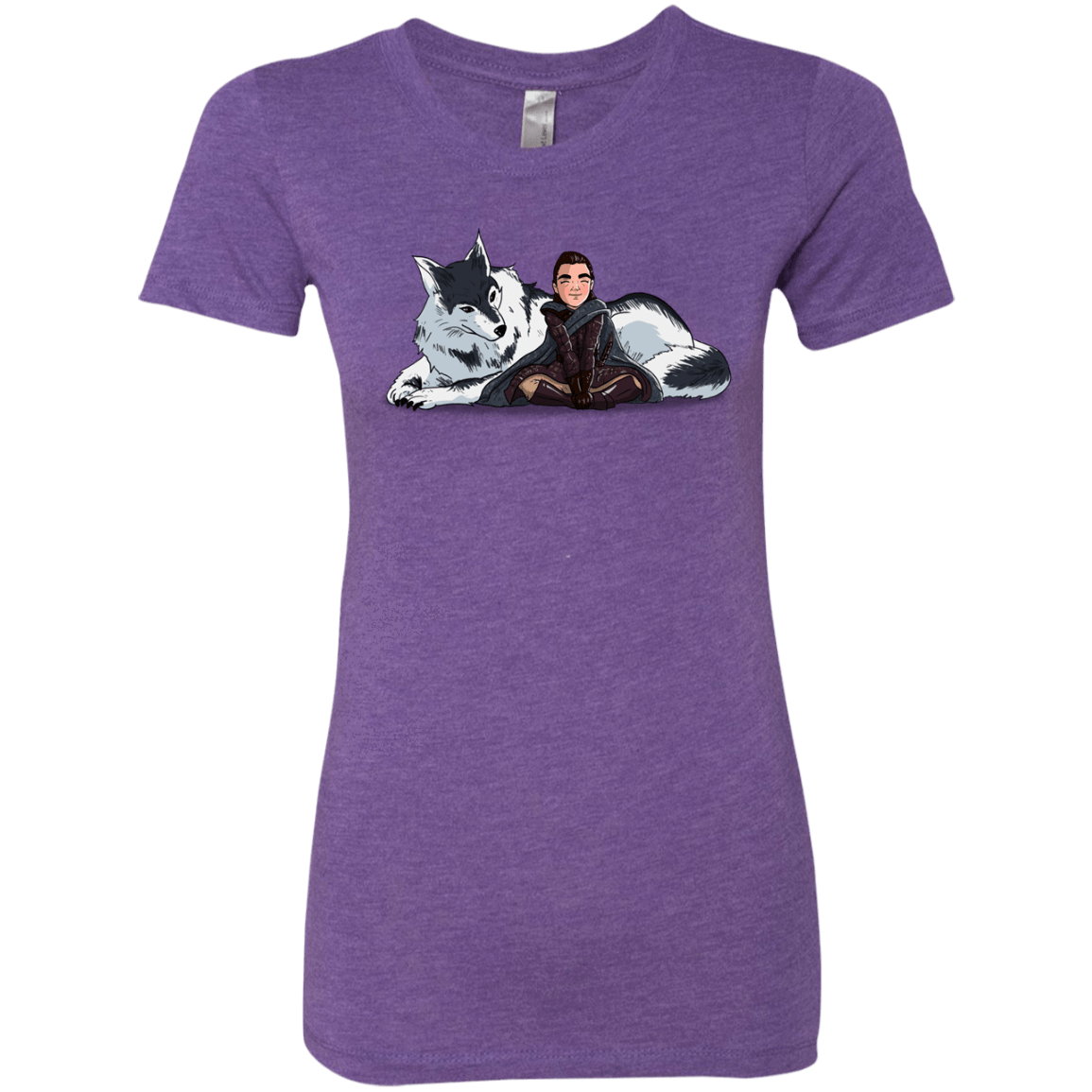 T-Shirts Purple Rush / S Arya and Nymeria Women's Triblend T-Shirt