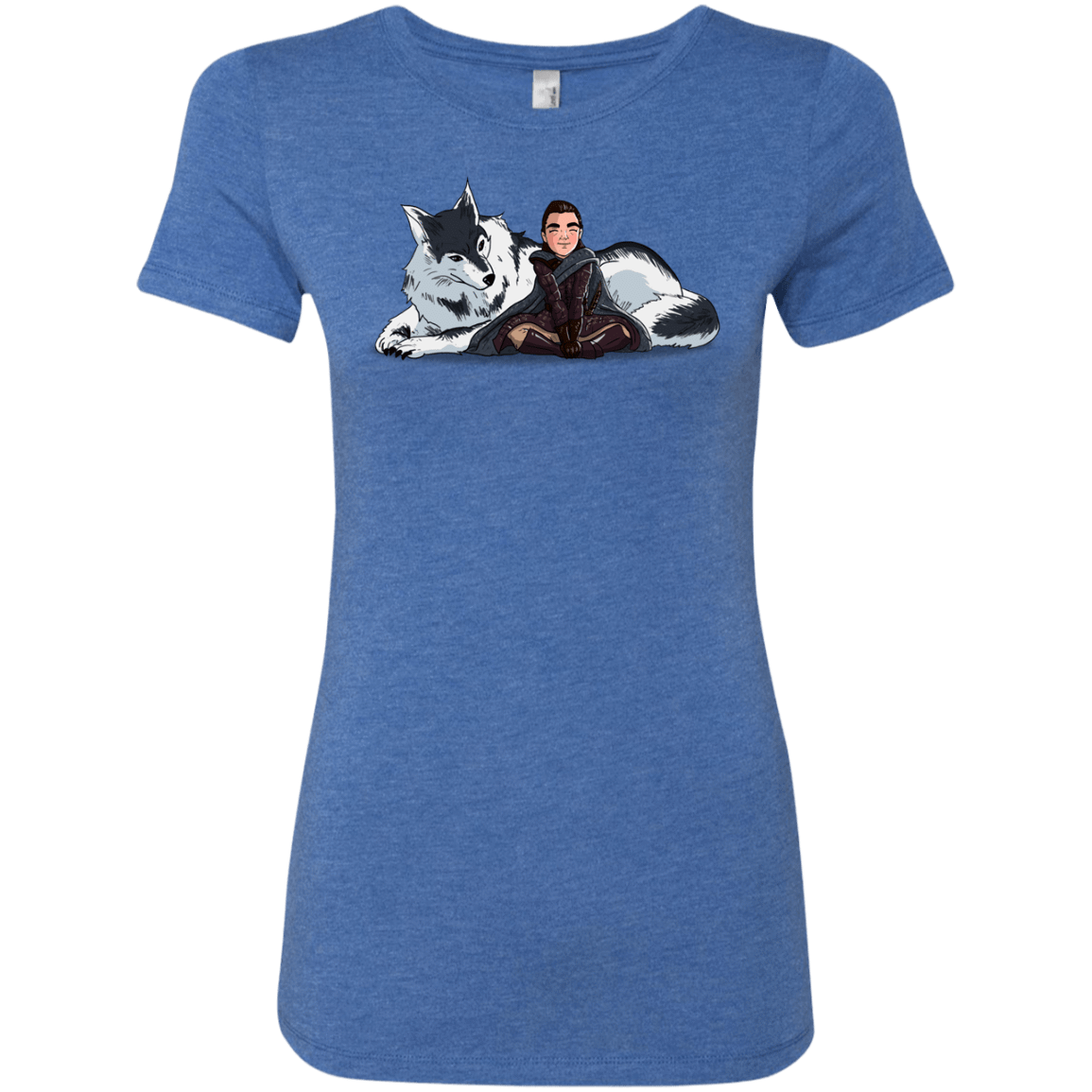 T-Shirts Vintage Royal / S Arya and Nymeria Women's Triblend T-Shirt