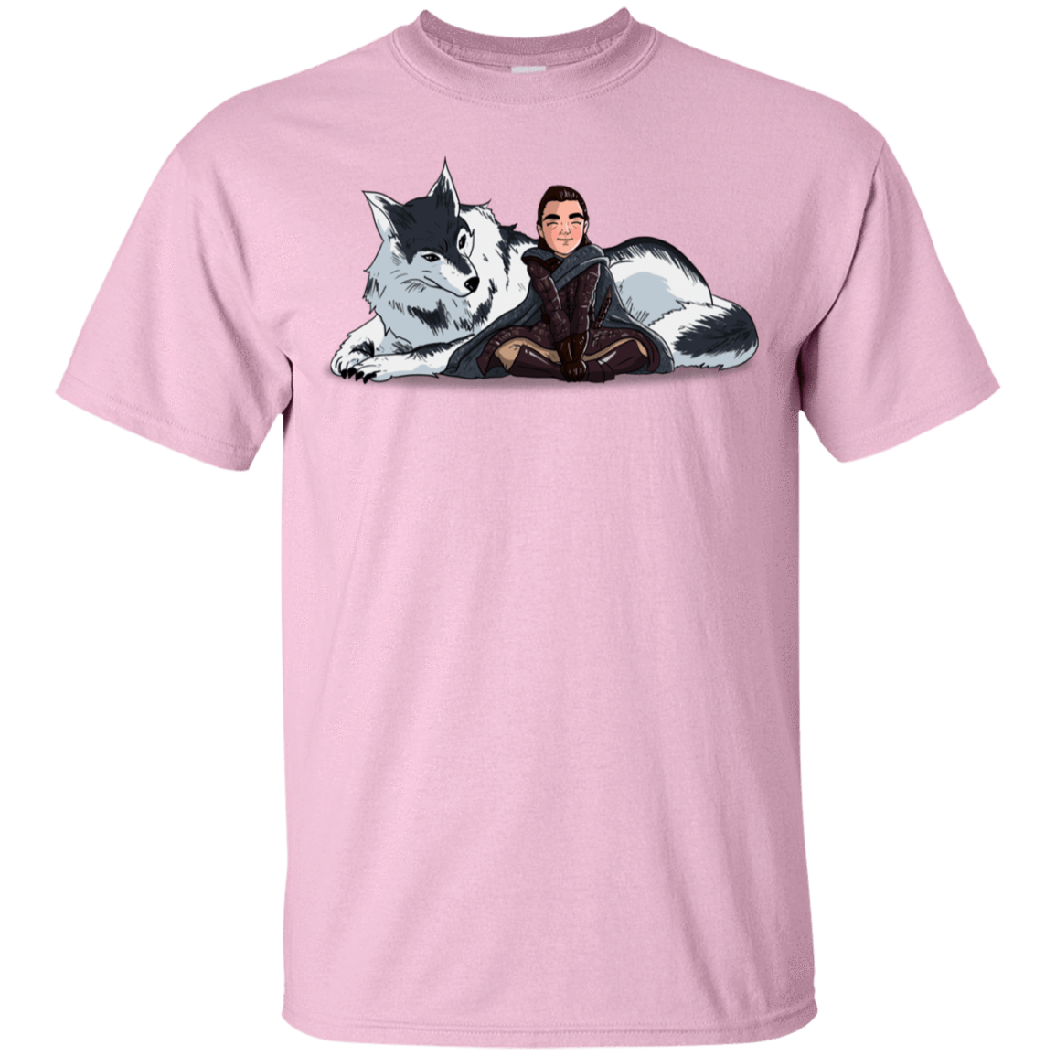 T-Shirts Light Pink / YXS Arya and Nymeria Youth T-Shirt