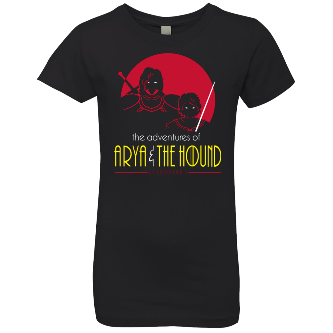 T-Shirts Black / YXS Arya & The Hound Girls Premium T-Shirt