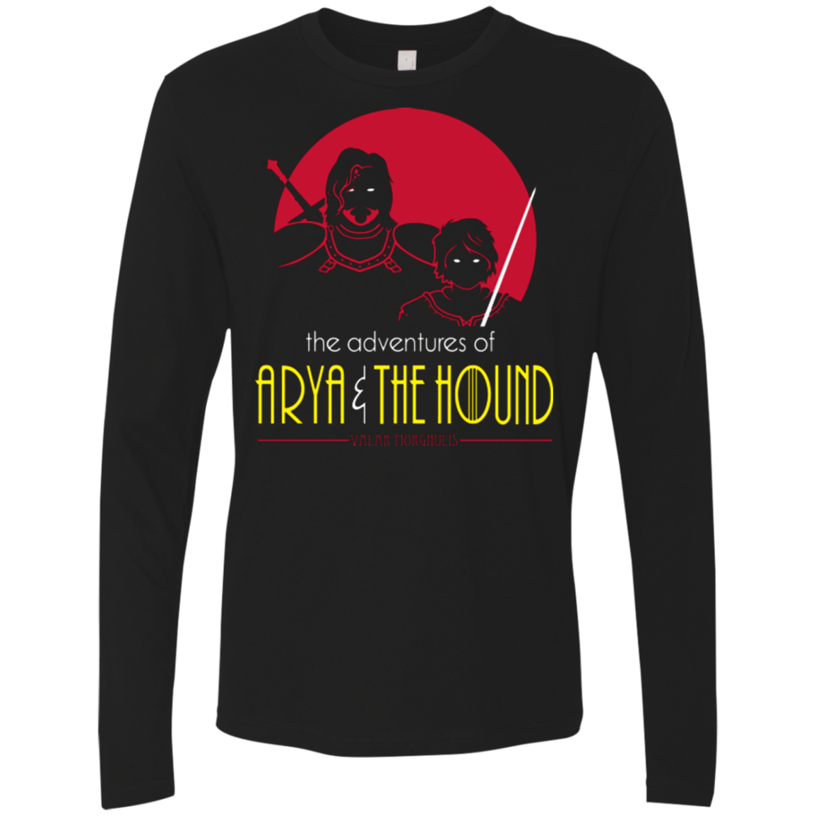 T-Shirts Black / Small Arya & The Hound Men's Premium Long Sleeve