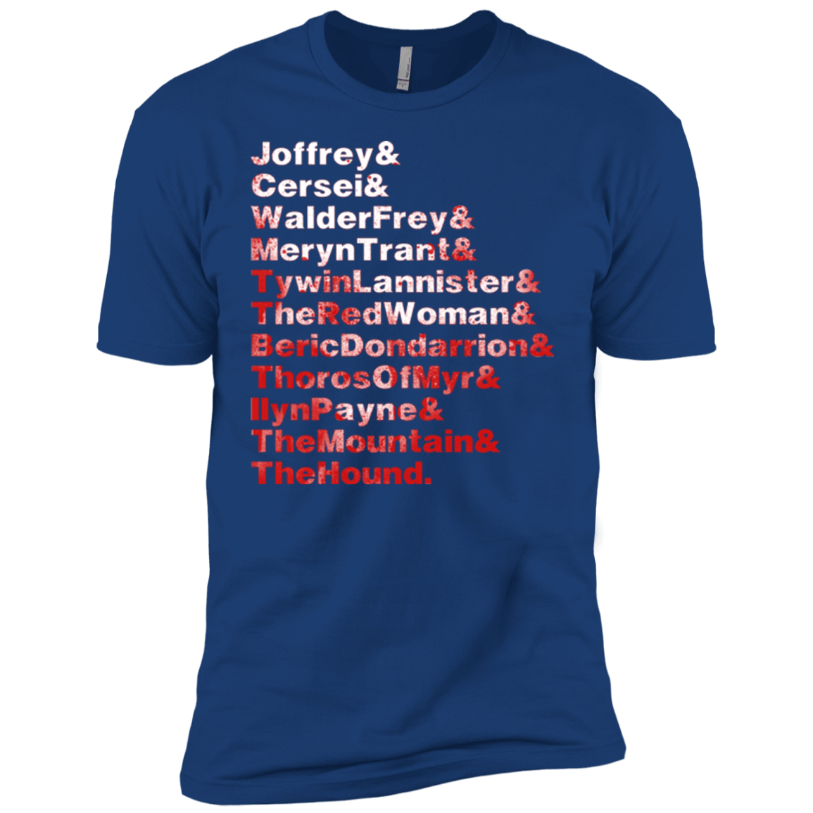 T-Shirts Royal / YXS Aryas Kill List Boys Premium T-Shirt